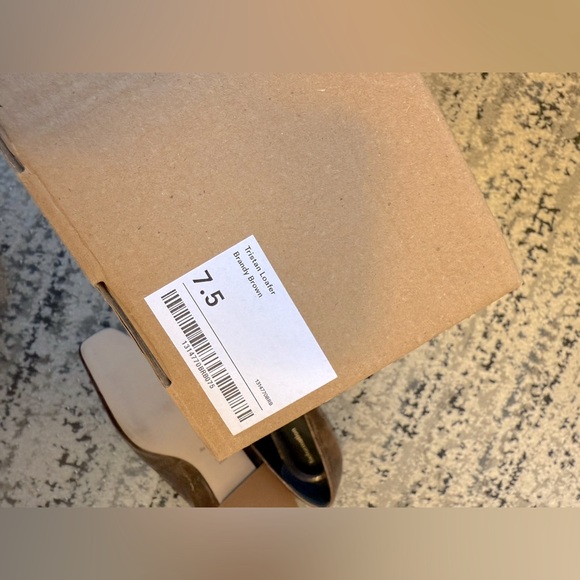 NIB Reformation "Tristan" Loafer in Chocolate Brown SZ 7.5 - Picture 2 of 8